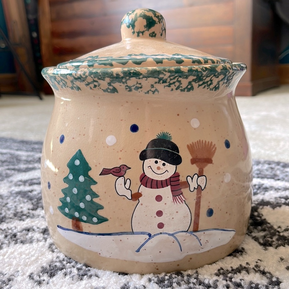 Snowman Cookie/Candy Jar